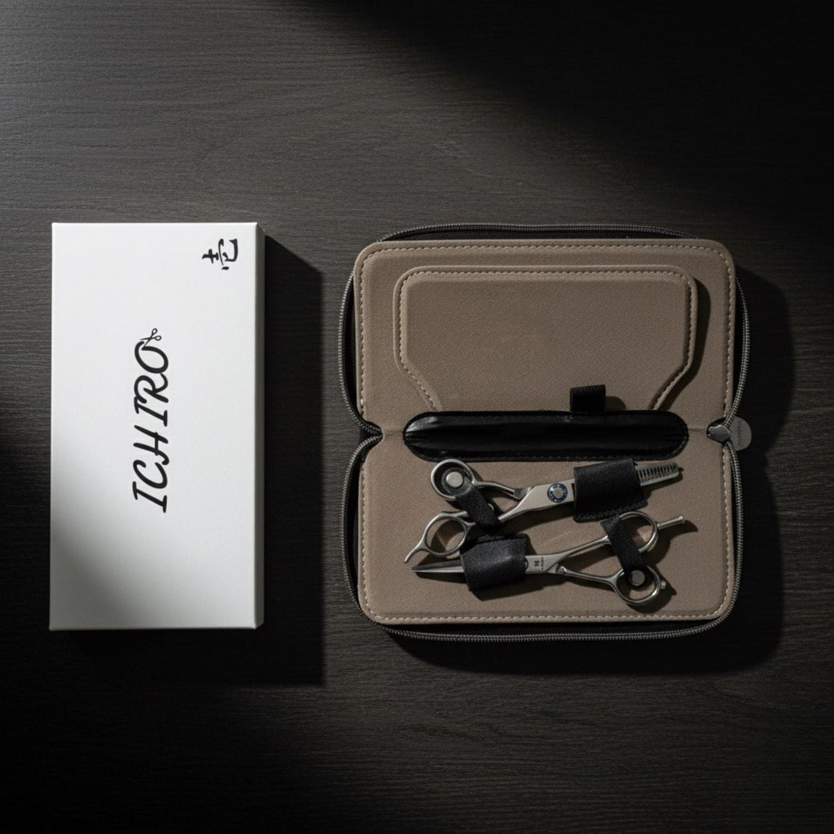 Ichiro Ergo Slice & Serrated Hairdressing Scissor Set (SKU: ICH-ERGO-S55)