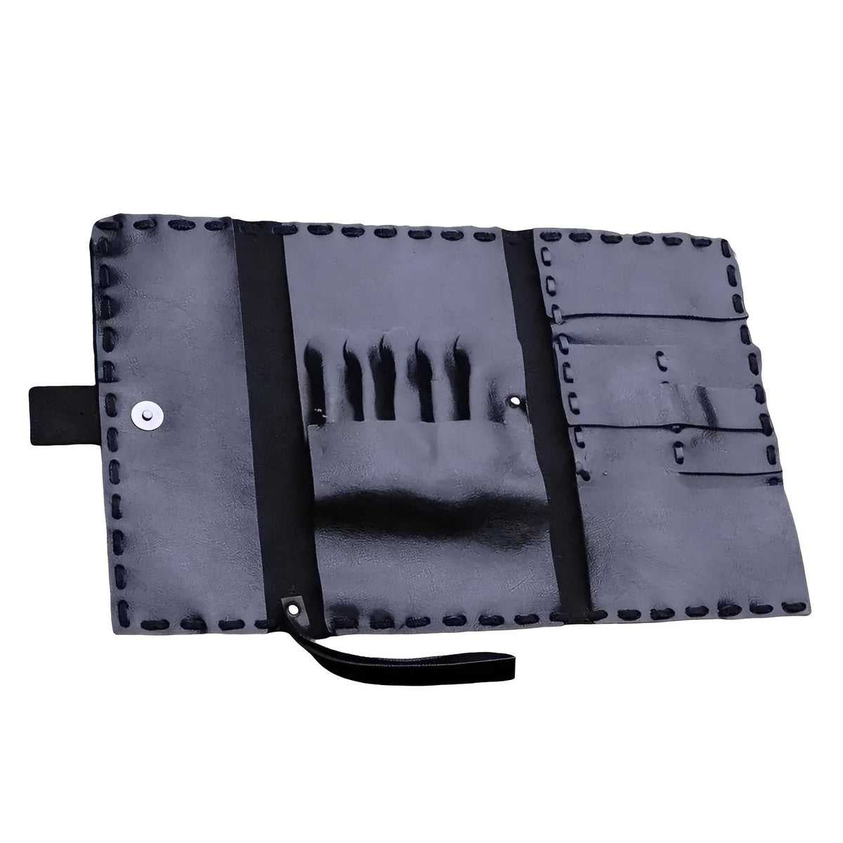 Juntetsu Heritage Leather Laced Wallet: Protects 4 Scissors (SKU: JUN-JUNTETSU-HER-WOV-4PC)