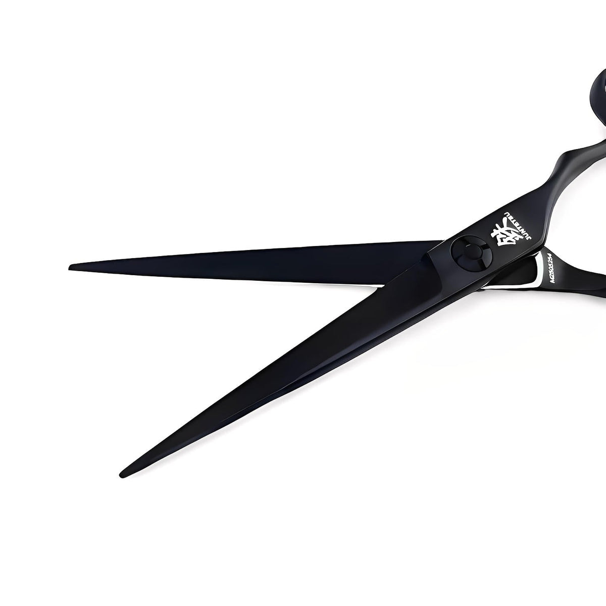 Juntetsu Matte Black Offset Hair Cutting Scissors (SKU: JUN-JMTB-C50)