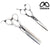 Yasaka Traditional Cutting & Thinning Scissors Set - Japan Scissors