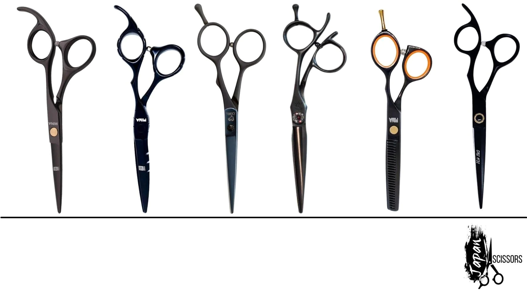 Black Hairdressing Scissors & Shears