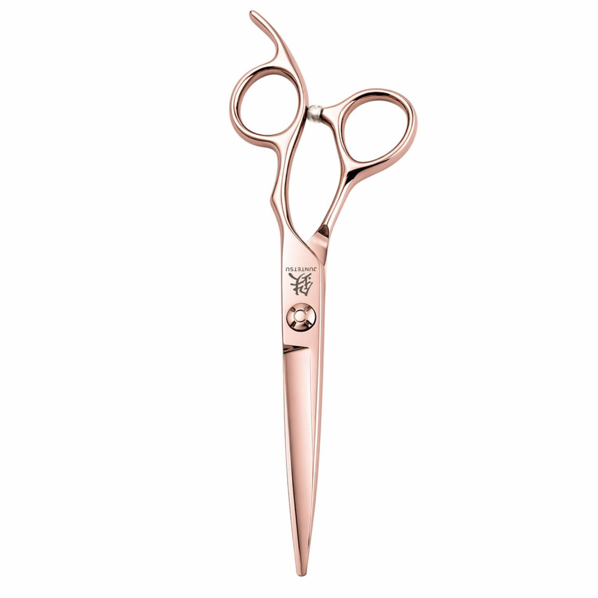 Juntetsu Rose Gold Cutting Scissors - front view (SKU: JUN-RSG-C50 JUN-RSG-S50)