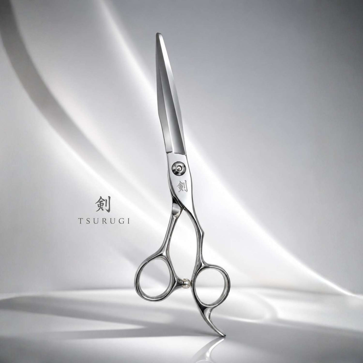 Ichiro Tsurugi Barber Scissors - showroom view