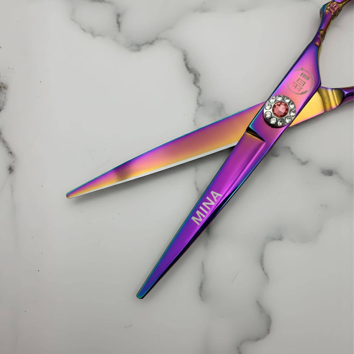 Mina Rainbow II Cutting Scissors (SKU: MIN-RNB-C60 MIN-RNB-S6055  MIN-RNB-RM606055)