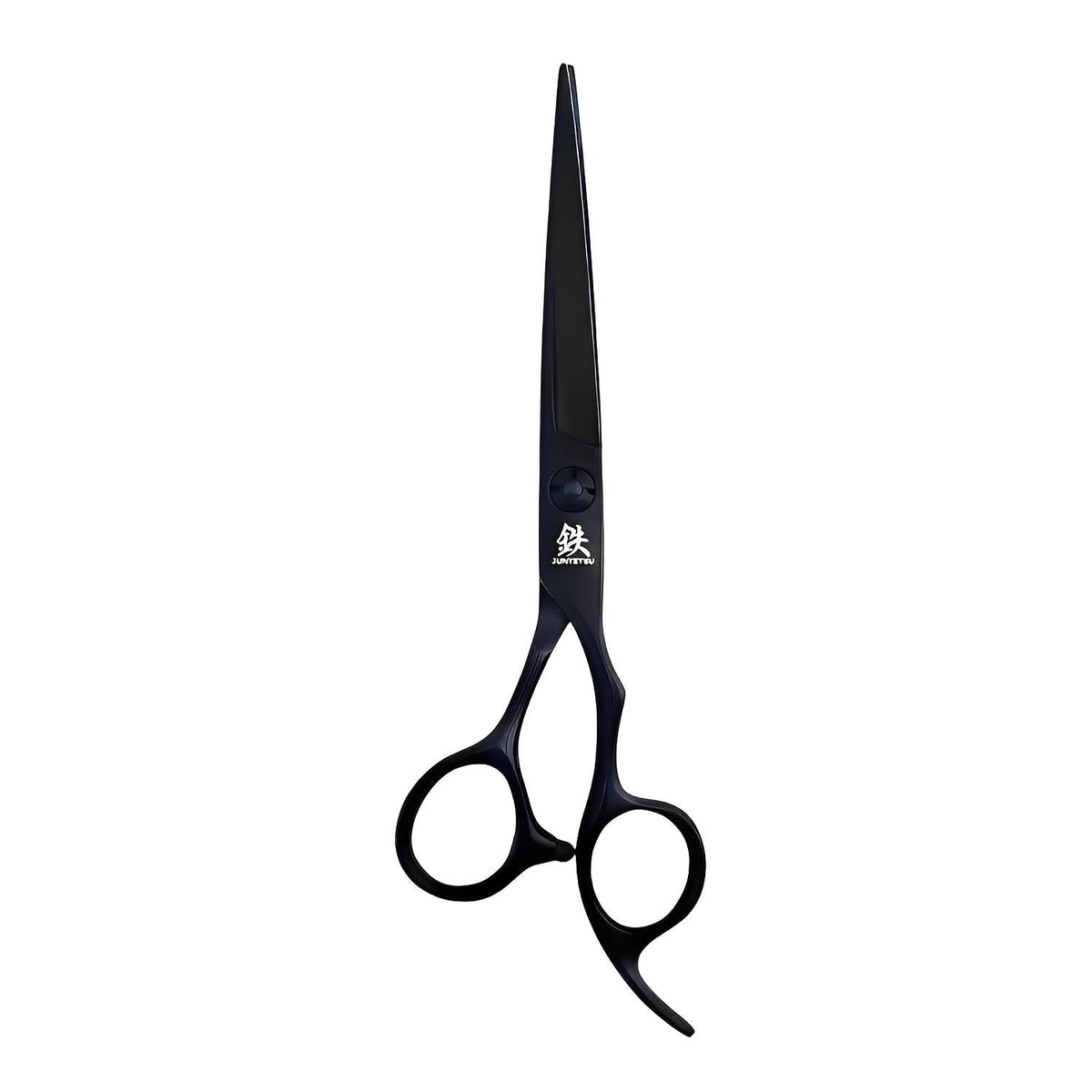 Juntetsu Matte Black Offset Professional Scissors Set 5.0&quot; Cutting &amp; Thinning Scissor (SKU: JUN-JMTB-S50)
