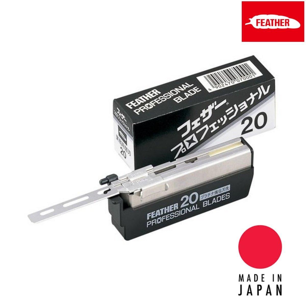 Feather Professional PB-20 Replacement Blade in - Styling Razor For Hair Stylists &amp; Barbers