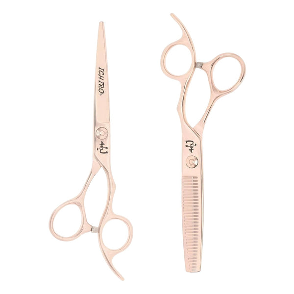Rose Gold Hairdressing Scissors - Japan Scissor Shop