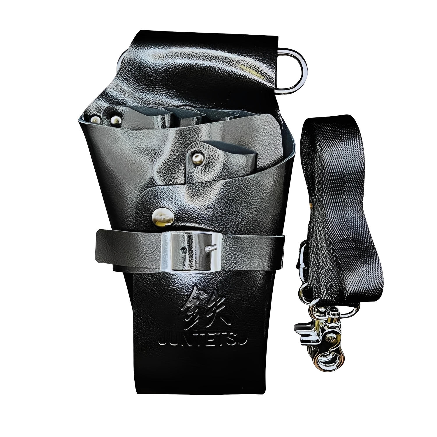 Juntetsu Black Belt Holster - Holds 5 Scissors (SKU: JUN-ADJST-5PC)