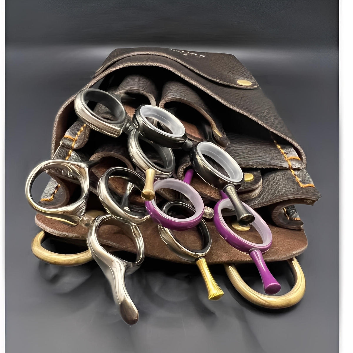 Juntetsu Classic Brown Leather Holster - 5 Professional (SKU: JUN-CLSC-5PC)