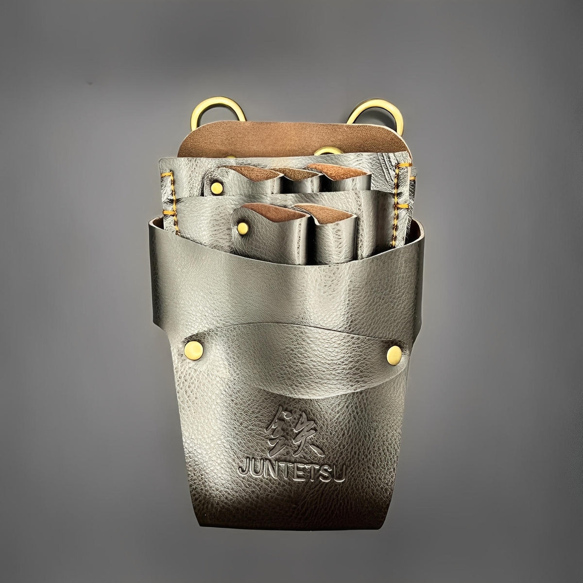 Juntetsu Classic Brown Leather Holster - 5 Professional (SKU: JUN-CLSC-5PC)