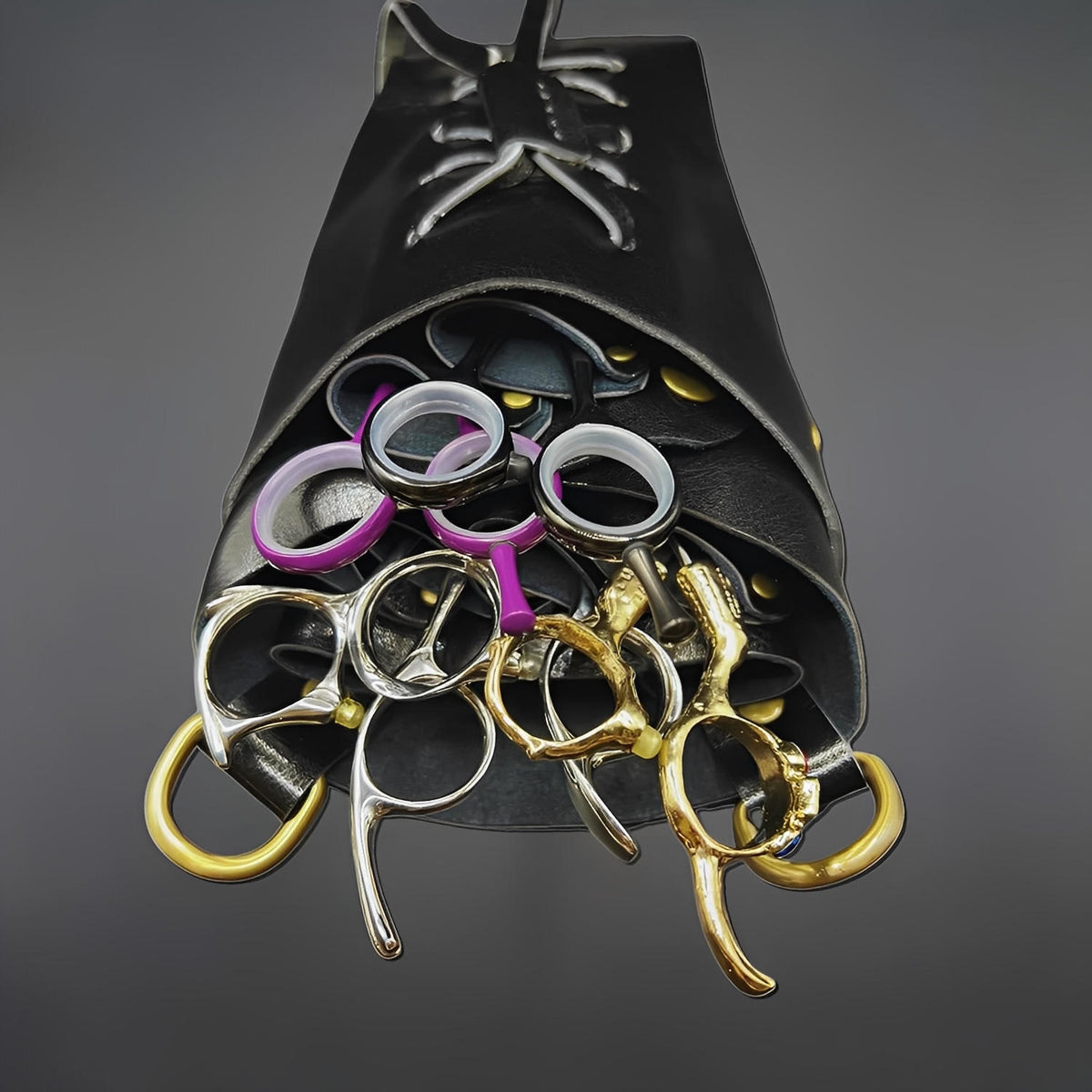 Juntetsu Cross-Laced Leather Holster - 5 Professional (SKU: JUN-CRSLC-5PC)