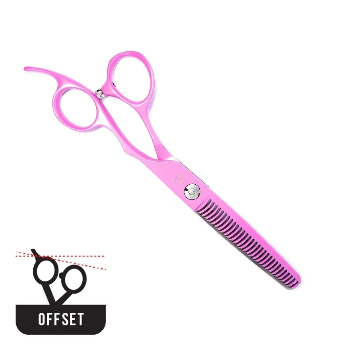 Juntetsu Pink Cutting &amp; Thinning Scissors Set - Japan Scissors
