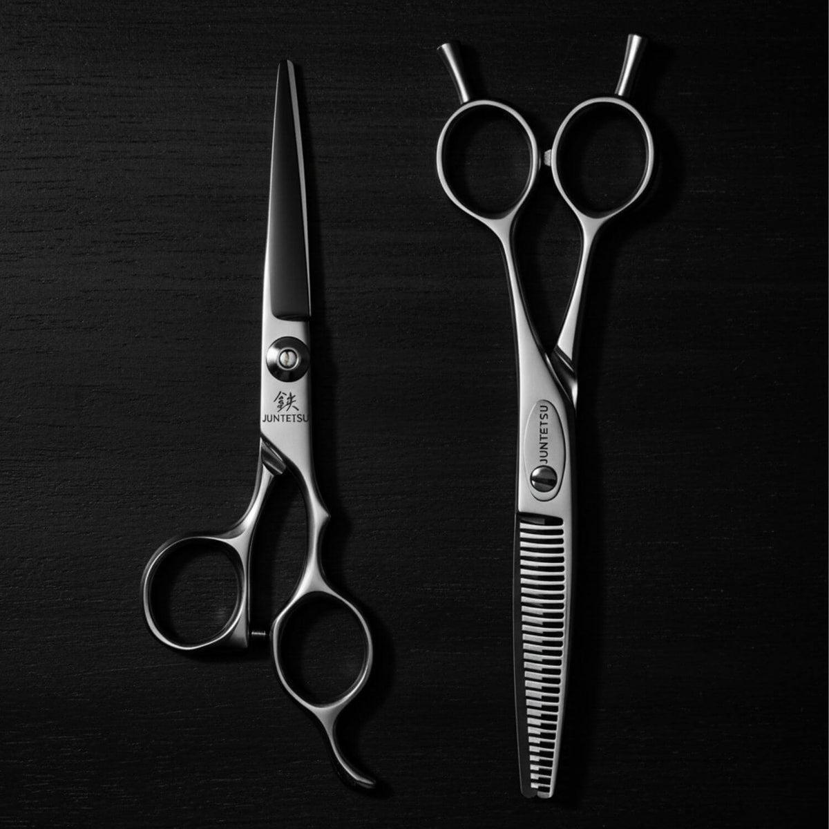 Juntetsu Cobalt Apex Hairdressing Scissor Set (SKU: JUN-YL-S55F)