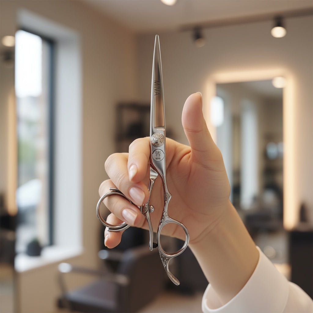 Mina Sakura Double Swivel Hair Cutting Scissors (SKU: MIN-SAK-SC55)