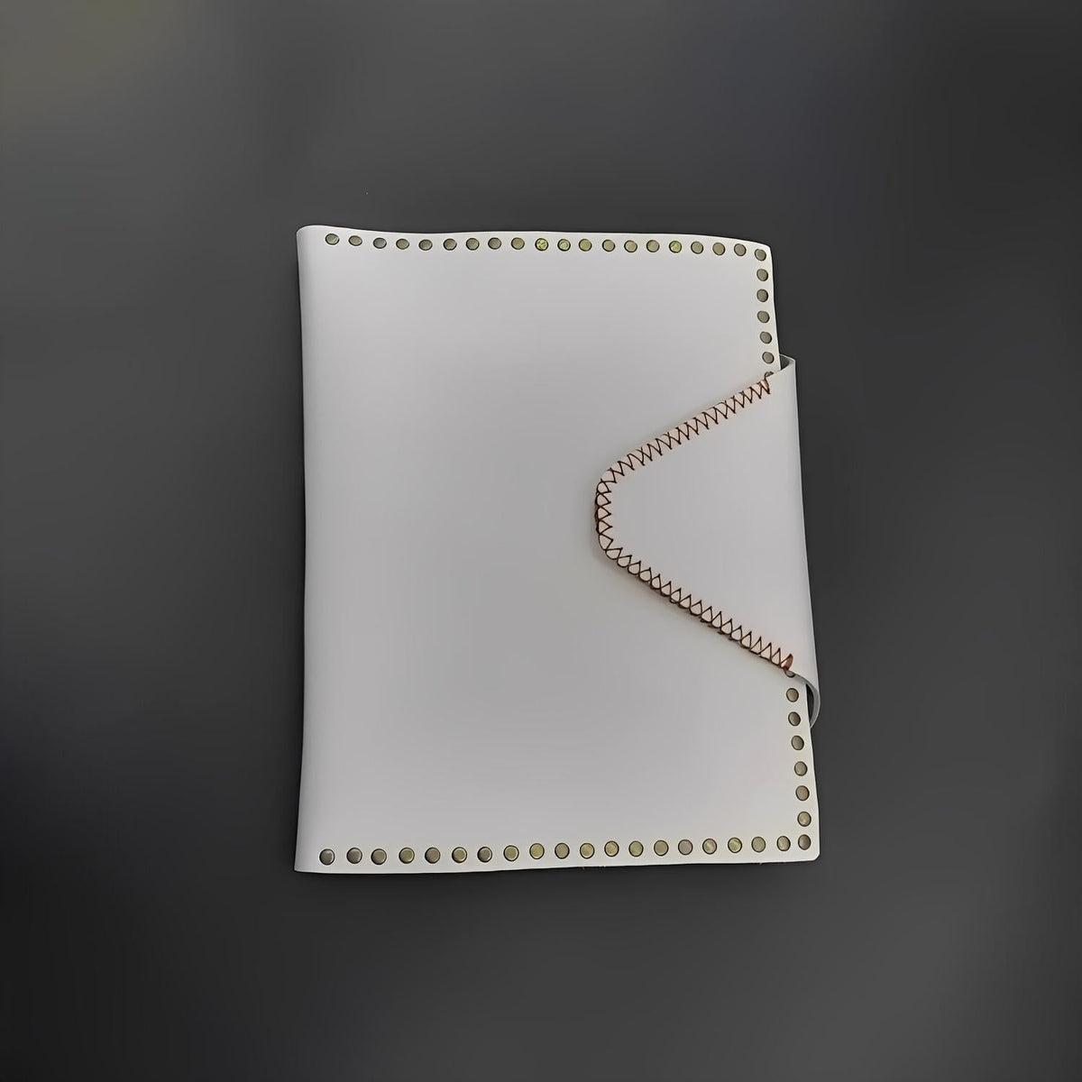 Premium White Leather Scissor Case - 5 Scissor Pocket (SKU: JUN-CASE-W10PC)