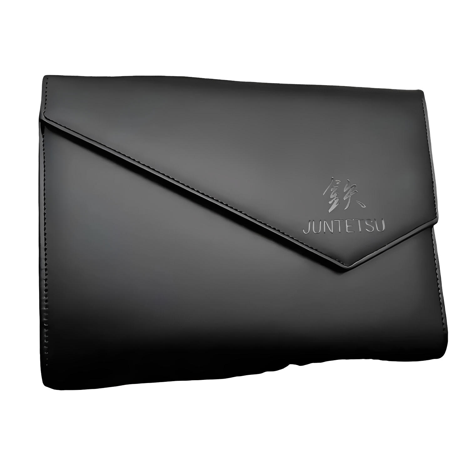 Juntetsu Leather Scissor Case - 8 Pocket Premium Storage (SKU: JUN-CASE-B8PC)