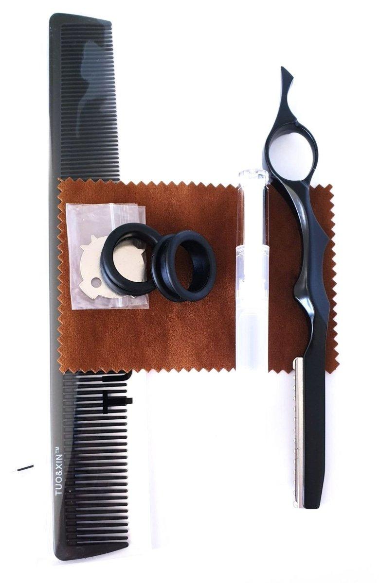 Hairdressing Scissor Care &amp; Maintenance Kit: Fix, Clean, Protect &amp; Oil in - For Hair Stylists &amp; Barbers