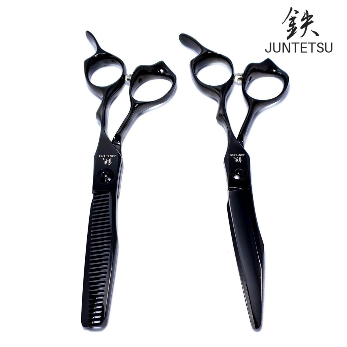 Juntetsu Night Cutting &amp; Thinning Scissors Set - Japan Scissors