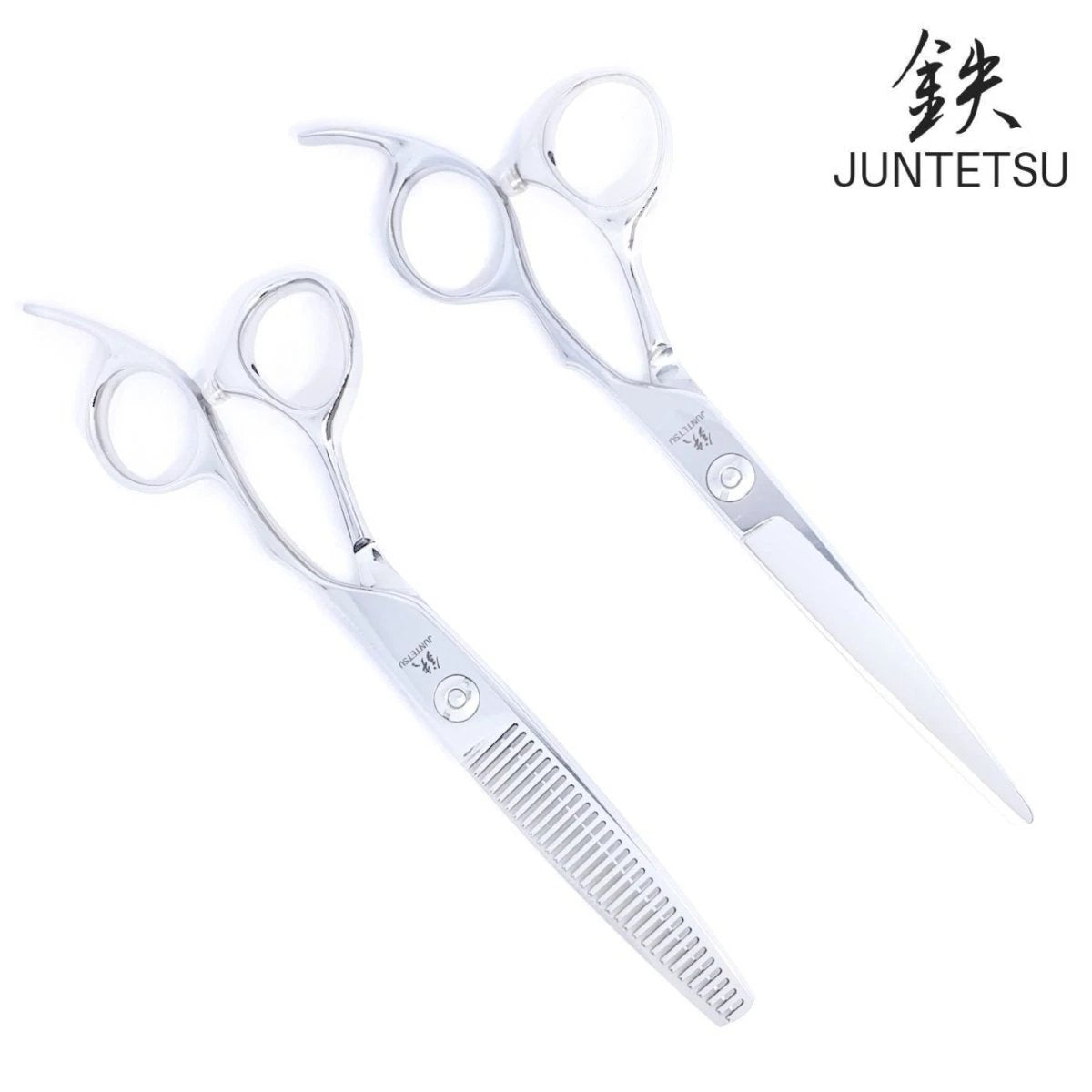Juntetsu Offset Cutting &amp; Thinning Scissors Set - Japan Scissors