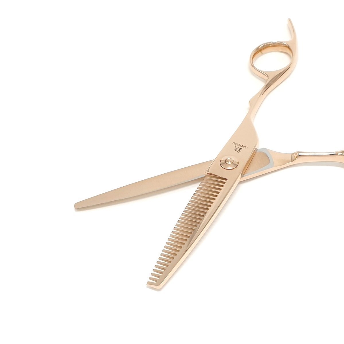 Juntetsu Rose Gold Cutting &amp; Thinning Scissors Set - Japan Scissors